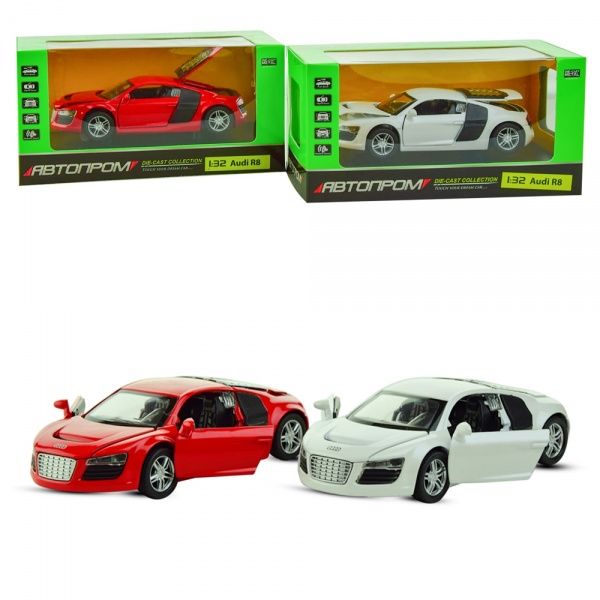 Машинка Автопром 1:32 Audi R8 в асортименті 3201D
