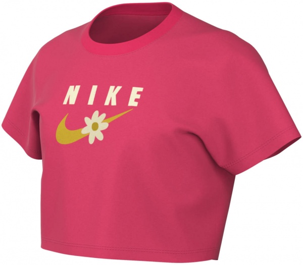 Футболка Nike G NSW TEE ENERGY BOXY FRILLY DO1351-666 р.L розовый