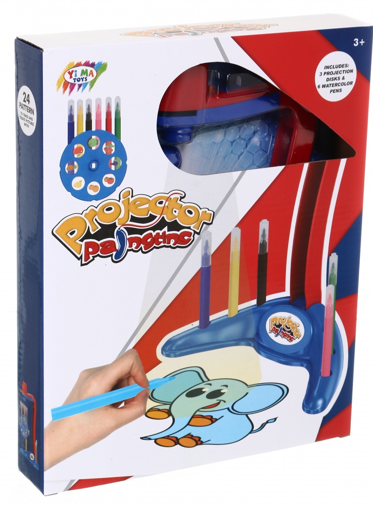 Проектор для рисования YIMA TOYS 24 элемента 21х12х25 см OTE0655669