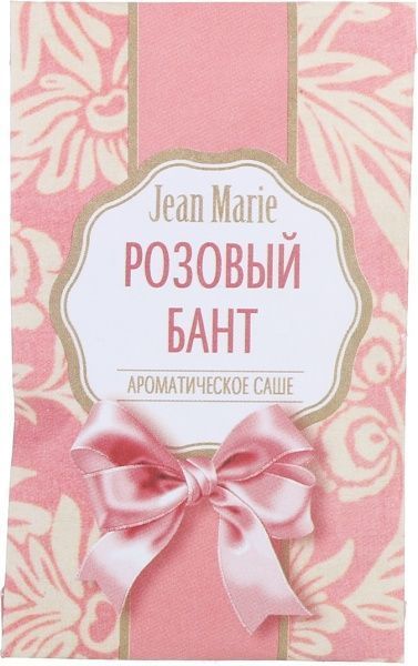 Ароматическое саше Розовый бант 8х5 см розовый 
