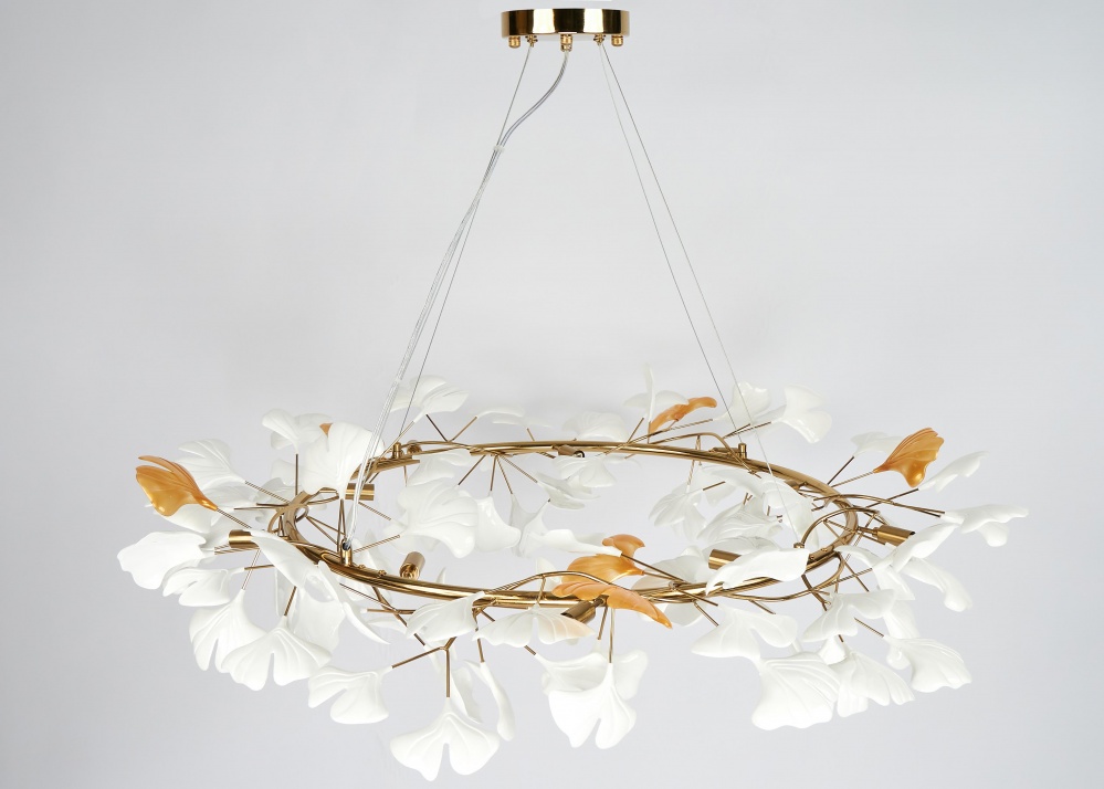 Люстра підвісна Berger 8x40 Вт G9 золото 7028-PL-8 Gold