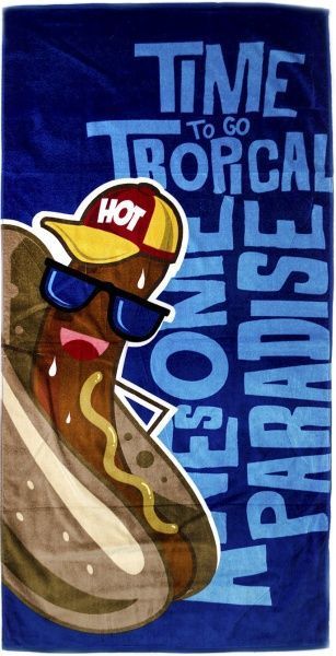 Полотенце Time to go to Paradise 75x150 см разноцветный 