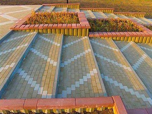 Тротуарная плитка Авеню Брусчатка 20x10x4 см сахара