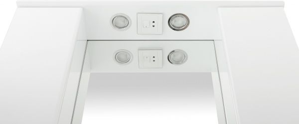 Зеркало со шкафчиком Сансервіс Стандарт Z-85 с двумя шкафами белое 