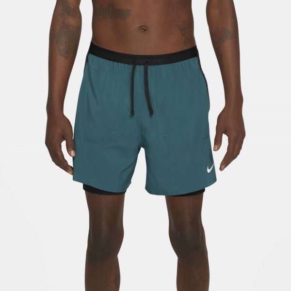 Шорти Nike NK RN DVN FLX STRD HYB SHRT DA0280-393 р. S зелений
