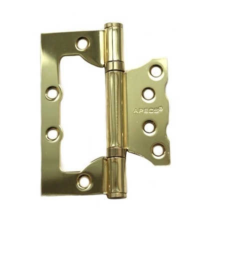 Петля Apecs B2-Steel-G накладна 100x63x2 мм золотий універсальна 2 шт.