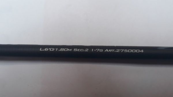 Спиннинговое удилище Viper carbon 1-7 гр 1,8 м