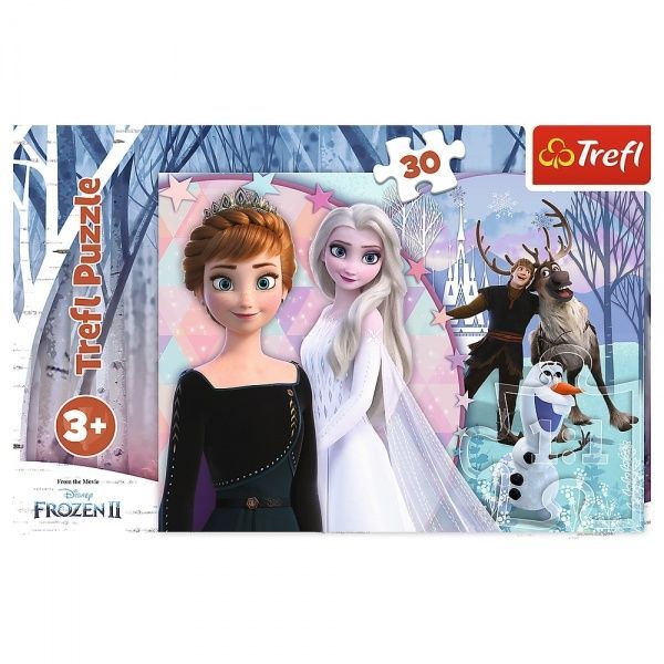 Пазлы Trefl Магический мир Frozen 30 элементов 6337085