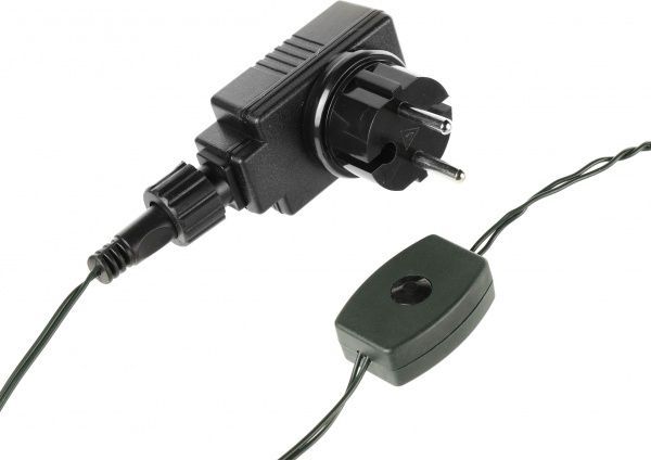 Электрогирлянда линейная внешняя встроенный светодиод (LED) 500 ламп 35м белая 