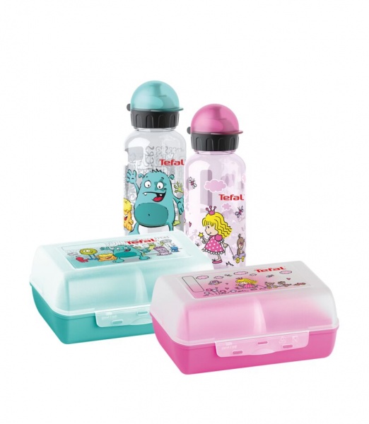 Ланч-бокс + пляшечка 400 мл Принцеса K3169114 Tefal