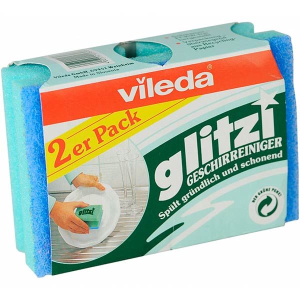 Губка Vileda для посуды Glitzi 2 шт.