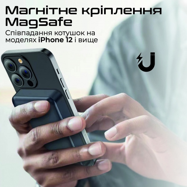 Универсальная мобильная батарея Promate 10000 mAh black (lucidpack-10.black) 