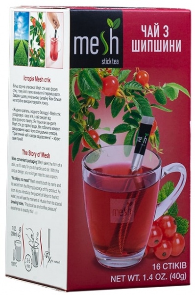 Чай MESH с шиповника 16 шт. 40 г 