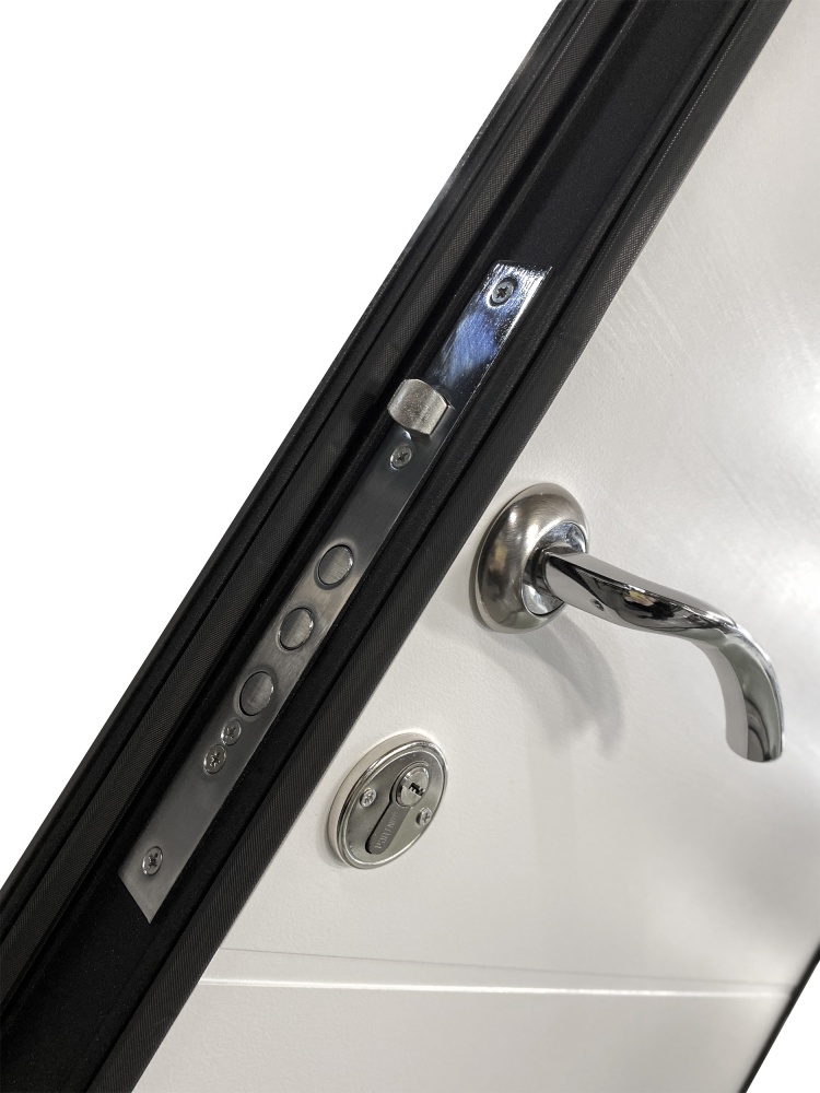 Дверь входная Министерство дверей Молодежная дуб грифель / дуб пломбир 2050x960 мм правая