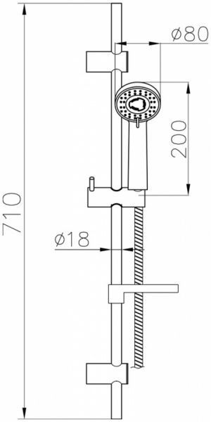 Душевой набор Mixxen Аллегра MXZ0043 