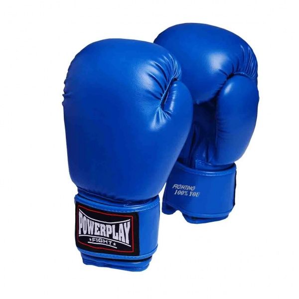 Боксерські рукавиці PowerPlay р. 10 10oz 3004 синій