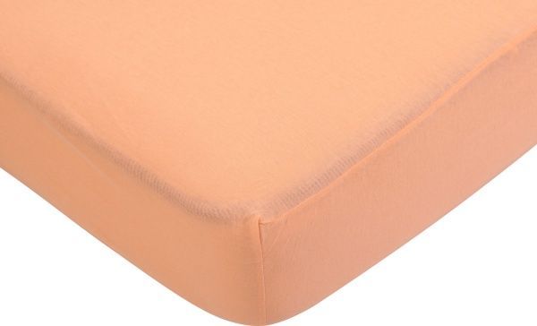 Простынь на резинке 180x200 см персиковый UP! (Underprice) 