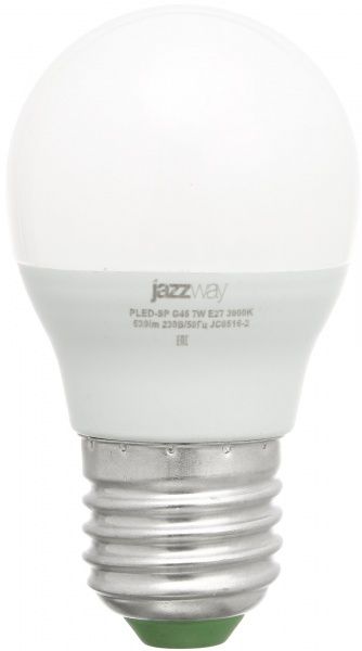 Лампа світлодіодна Jazzway Pled Super Power 7 Вт G45 матова E27 220 В 3000 К 1027863 
