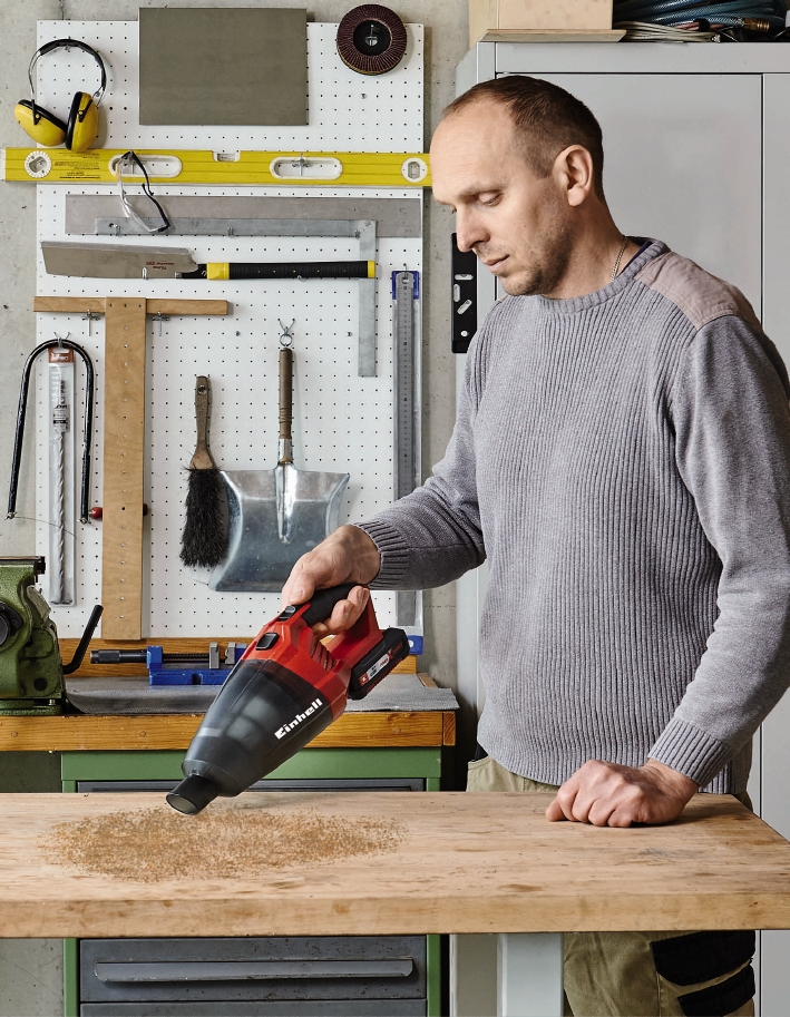 Пылесос автомобильный Einhell X-Change TE-VC 18 Li - Solo (2347120) 