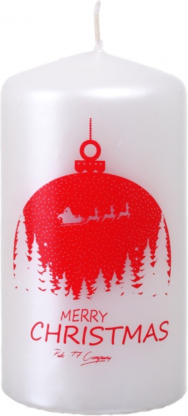 Свічка декоративна 70х120 ялинкова прикраса Pako-If