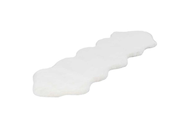 Ковер Kayoom Rabbit Double Sheepskin white 60 см x 180 см 