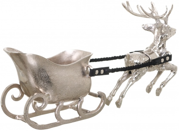 Статуэтка олень с санками 66x40x15 12917 mini