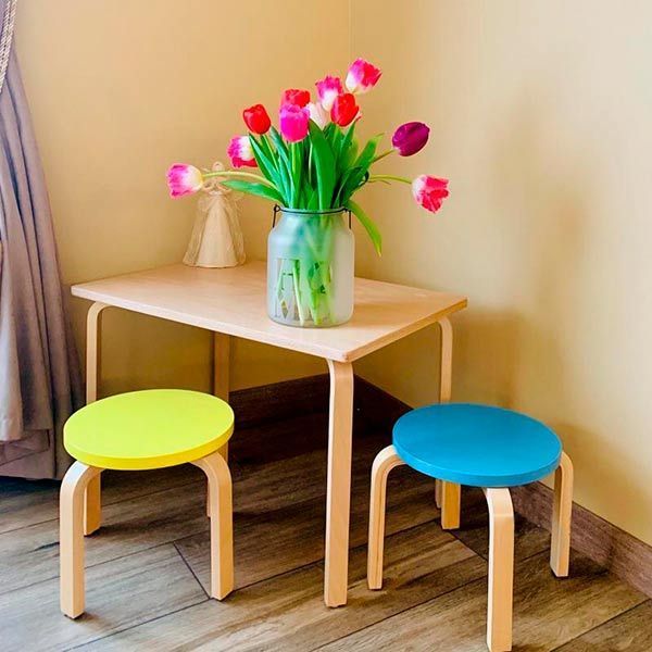 Столик прямокутний бук натуральний