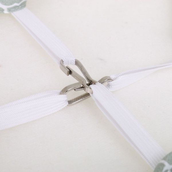 Чохол для стільця Агата Мереживо верде на застібці 33х33 см La Nuit