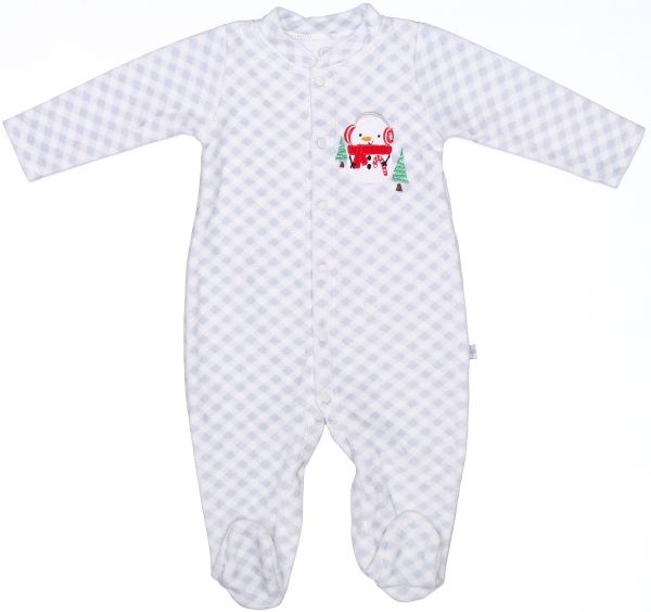 Комбінезон Фламінго святковий 199-522 р.68 сірий 