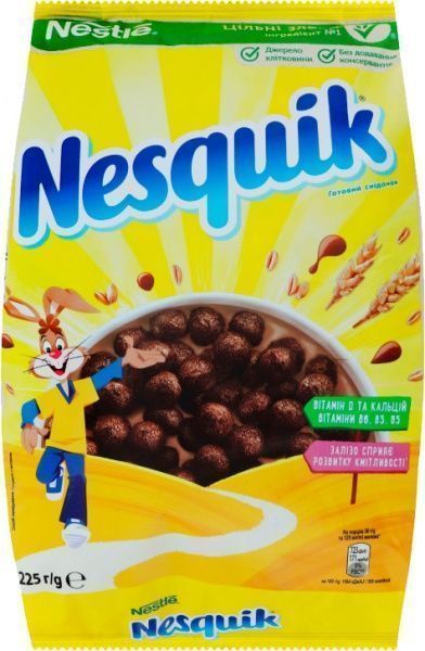 Сніданки готові Nestle Nesquik 5900020023698 225 г 