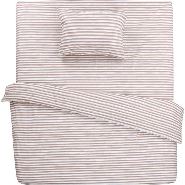 Комплект постільної білизни 1,5 смужка Акварель бежева UP! (Underprice) 