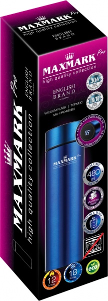 Термос 480 мл MK-PRO480BU Maxmark