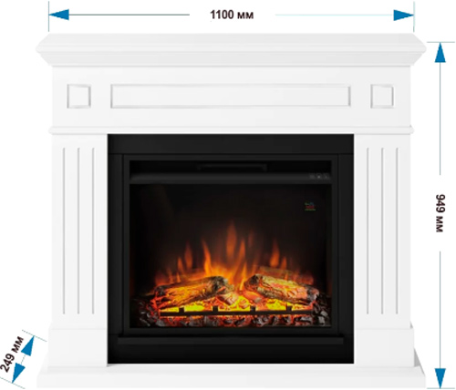 Камінокомплект Tagu Larsen білий