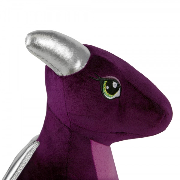 М'яка іграшка WP Merchandise Дракон Кіра 37 см бордовий FWPDRGNKIRA23BR00