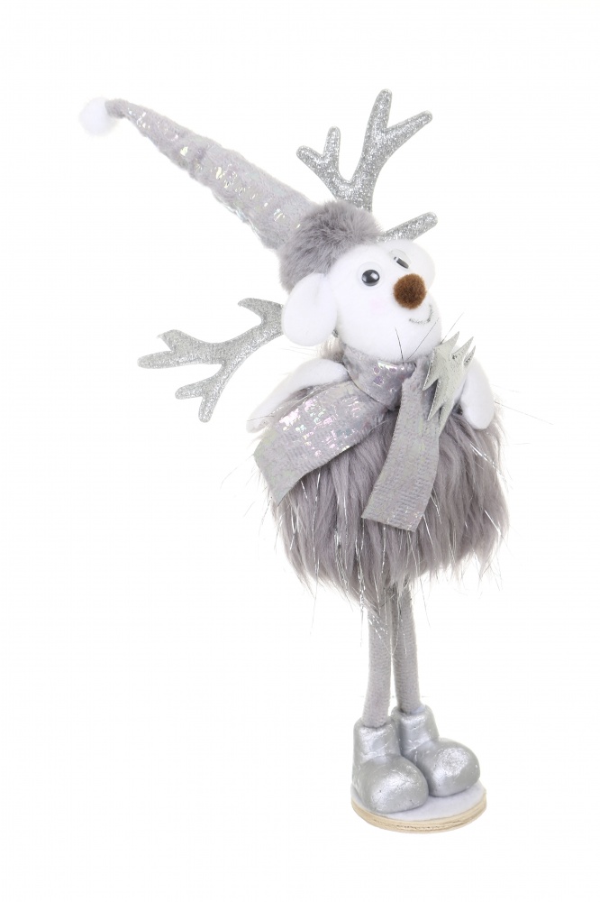 Декоративна фігура лось стоячий на підставці 27 см