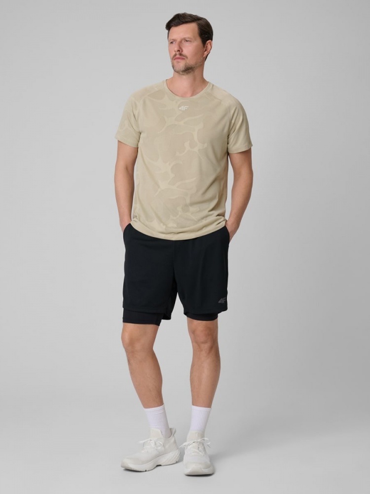 Футболка 4F 4FWSS26TFTSM1777-83S р.L бежевый