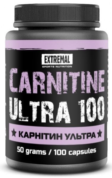 Жиросжигатель Extremal Carnitine ultra 50 г 100 капс. 
