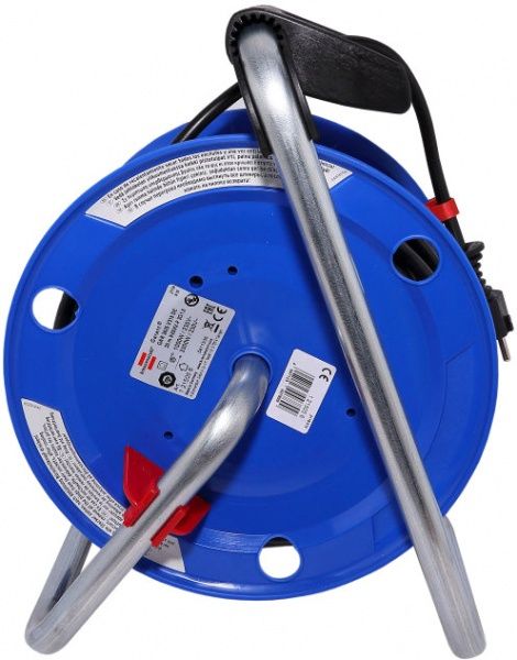 Удлинитель на катушке Brennenstuhl Garant с заземлением 4 гн. синий 25 м 1215056 
