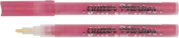 Глітер STA 1152 з блискітками STA1152-G23 червоний 