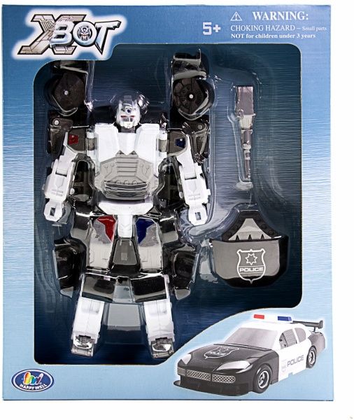 Робот-трансформер X-bot Полиция 15 см 80030R 