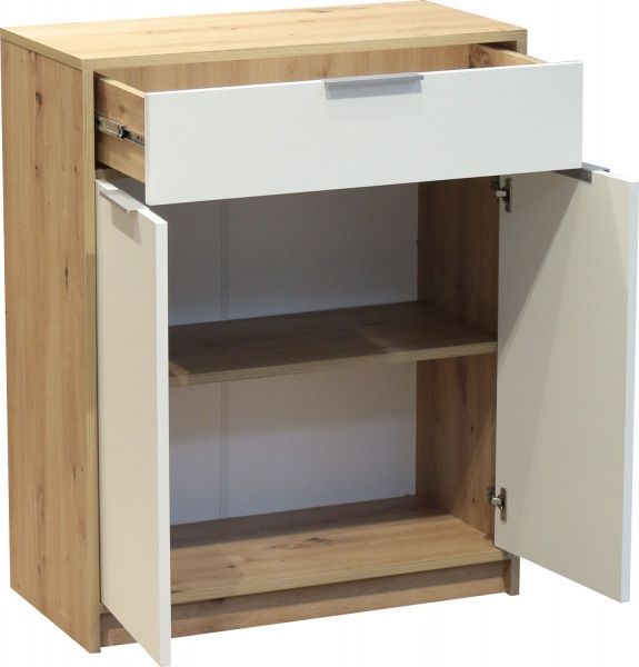 Комод Матера 710х354х883 мм дуб артизан/білий 