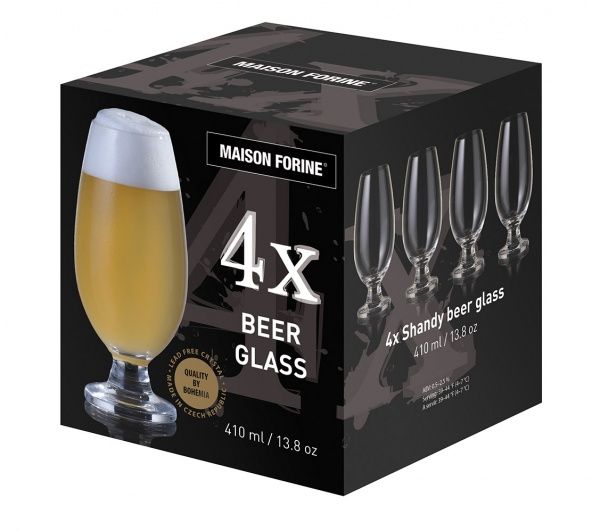 Набір бокалів для пива Shandy 410 мл 4 шт. Maison Forine 