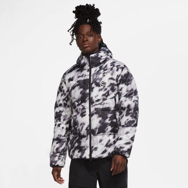 Куртка Nike M NSW DWN FIL WR JKT AOP SHLD CU4406-133 S белый