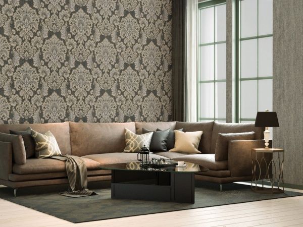 Виниловые на флизелиновой основе Славянские обои Le Grand platinum Августин 8642-02 1,06x10,05 м