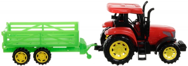 Ігровий набір Shantou х3 шт. фермерські трактори з причепами JY238848
