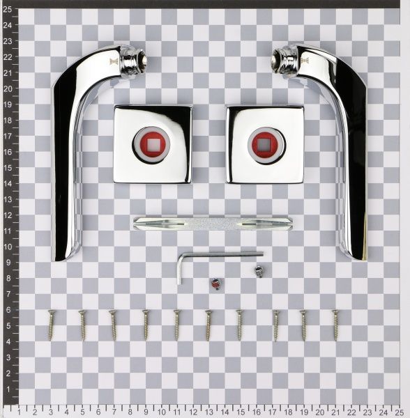 Ручка на розетке Fimet Corsa 1354-211B F04 хром