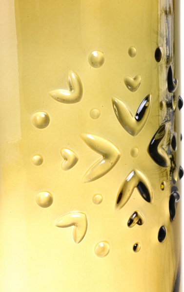 Ваза стеклянная Желто-золотой ALPINE San Miguel