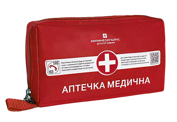 Аптечка медична автомобільна-1 (АМА-1) згідно ТУ У 21.2-38929750-001:2014