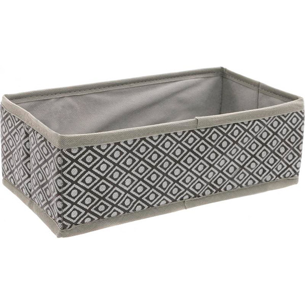 Набір органайзерів Vivendi Silver 90х290х140 мм сірий із чорним 