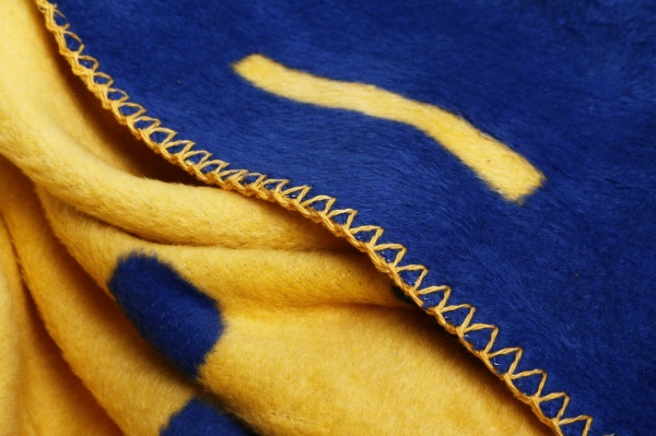 Плед Патриотичний Морзе 150x200 см желто-синий Lanavitta 